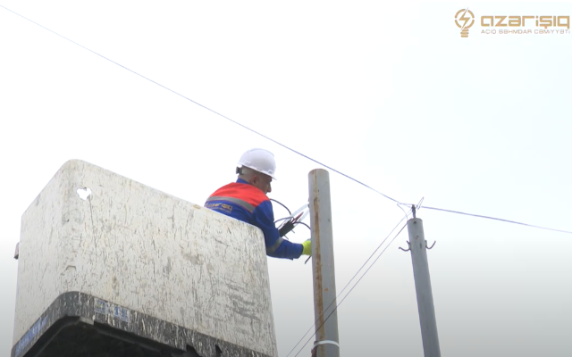 “Azərişıq” bu rayonların elektrik təsərrüfatını yeniləyir -VİDEO